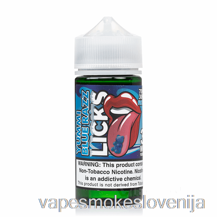 Vape Petrol Frozty Yummi Blue Raspberry - Licks Roll Upz - 100 Ml 6 Mg